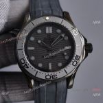 Swiss Quality Copy Omega Seamaster Diver 300m Black Black 42mm Watch Black Venom
